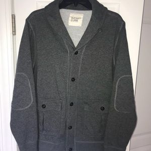 Fleece lined button up sweater Men’s Large